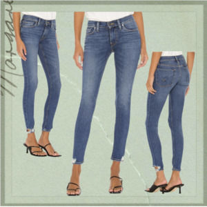 Hudson Destroyed Cuff Skinny Jeans NWT